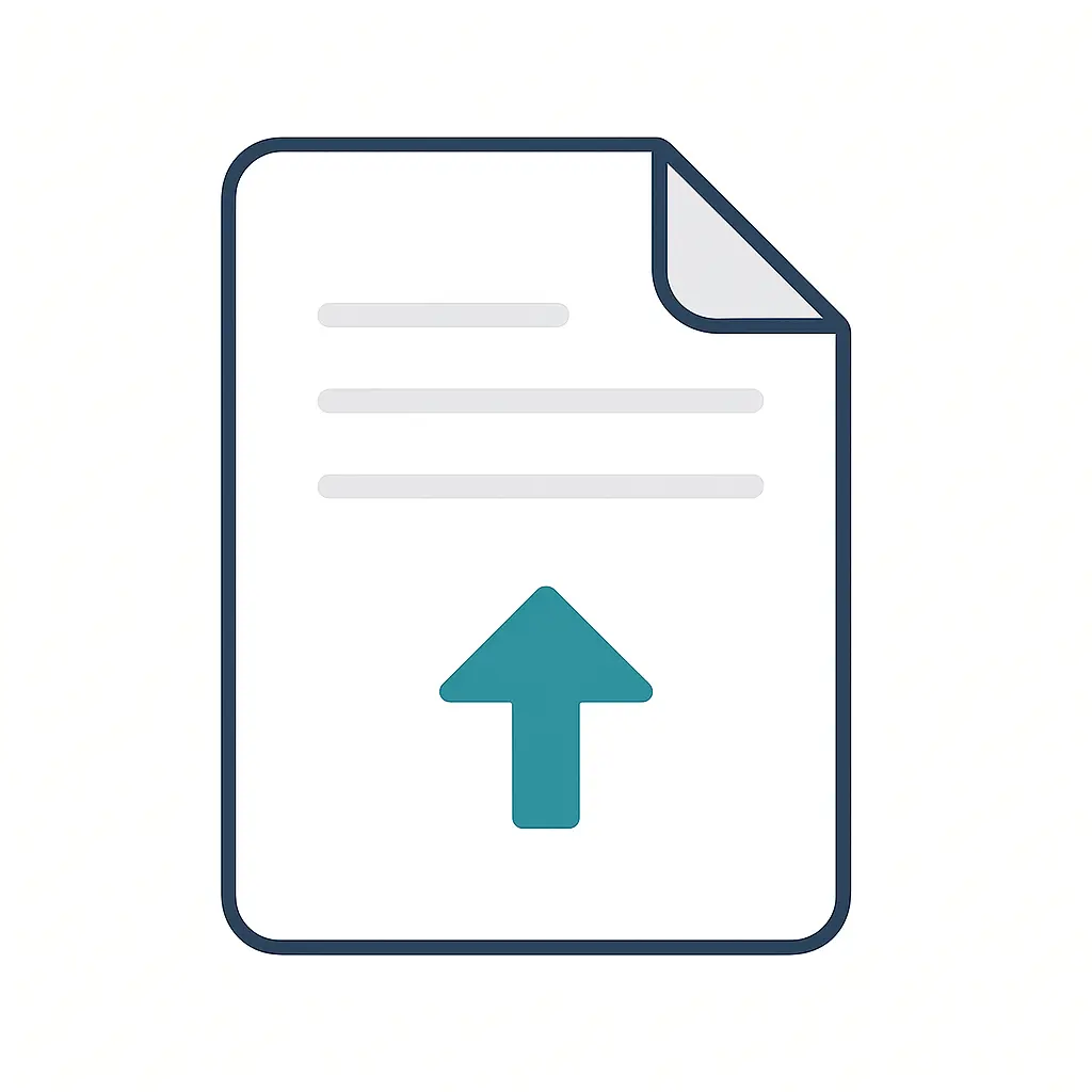 Upload your invoice illustration