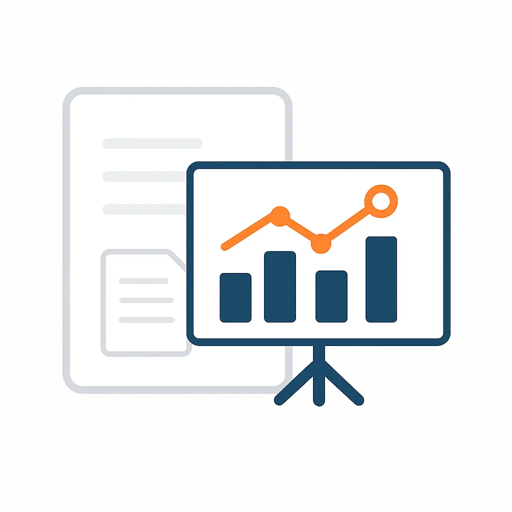 Reporting & analytics illustration