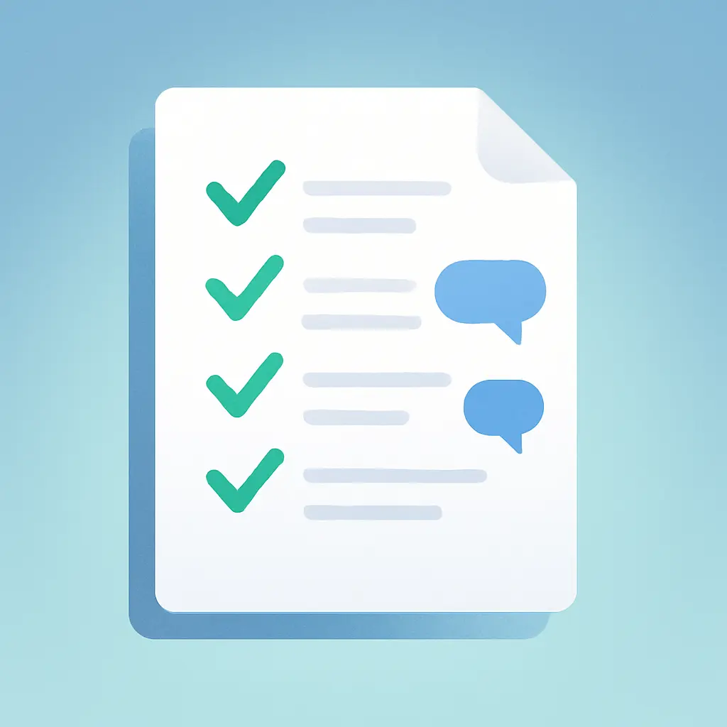 Substantive review illustration